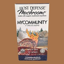 Host Defense Mushrooms My Community Comprehensive Immune Support 120 Vegi Caps