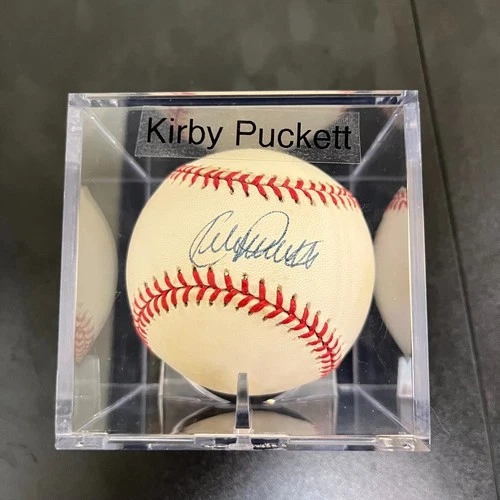 Kirby Puckett Signed Baseball In Person Autograph Auto Rawlings Ball