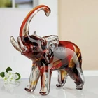 Huge Murano Glass Figure Sommerso Art Glass Elephant Sculpture & Certificate