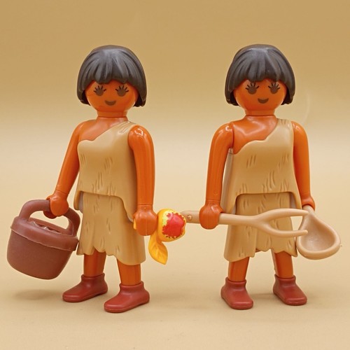 Playmobil conjunto figuras-primitivo-prehistorico-cavernicolas-edad de piedra - Imagen 3 de 4
