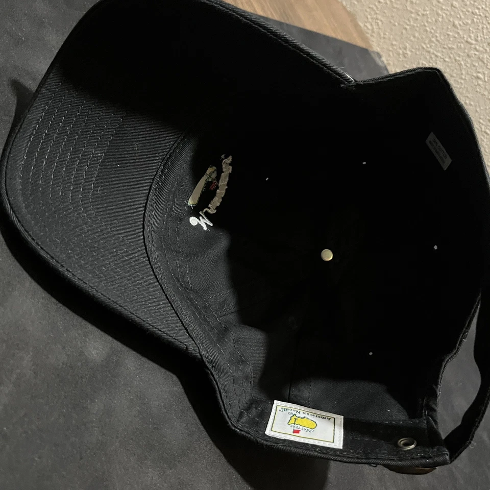 Masters Golf Hat Augusta National Members Pro Shop Limited Edition Red Flag VTG - Image 3 of 4