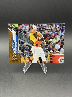 2020 Giancarlo Stanton /2020 Topps Update #U-14 SP Gold Parallel Home Run Derby 