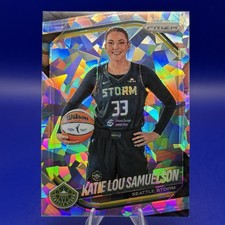 2025 Panini Prizm WNBA Katie Lou Samuelson Ice Prizm #82 Seattle Storm