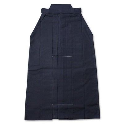 [Kendo Shop] Tetron Hakama - Navy (With Inner Pleat Stitching) Size 21_