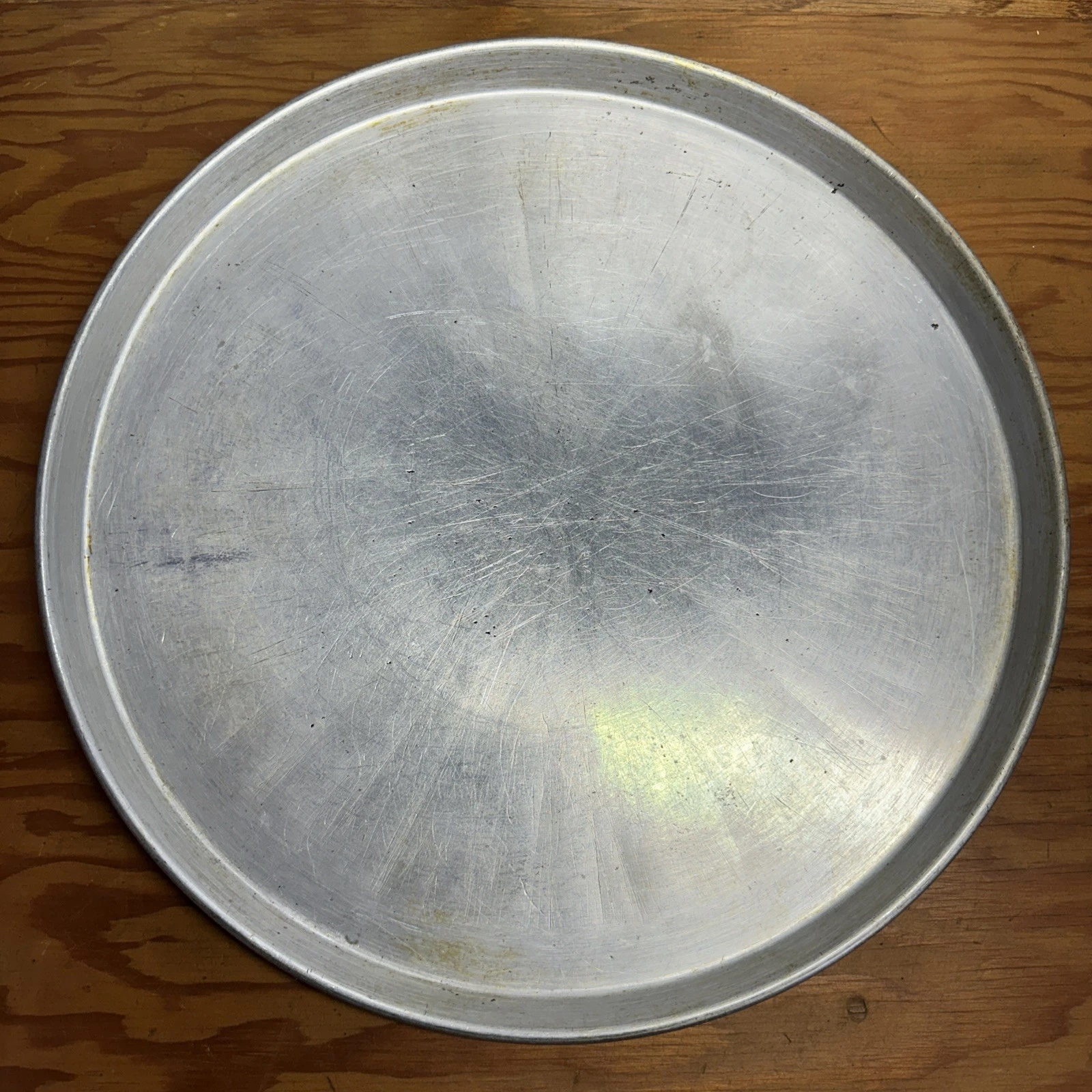 Vintage Wear-Ever 2774 Aluminum Pizza Pan 14.25"x 3/4" Antique ALCOA TACUCO Tray
