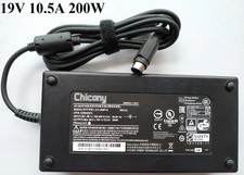 Genuine Chicony 19V 10.5A 200W Charger Power Supply 4-Pin Tip AC Adapter