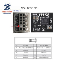 1PC NEW MSI MS-4462 H TPM Module 12 Pin 12-1 SPI TPM 2.0 Trusted Platform