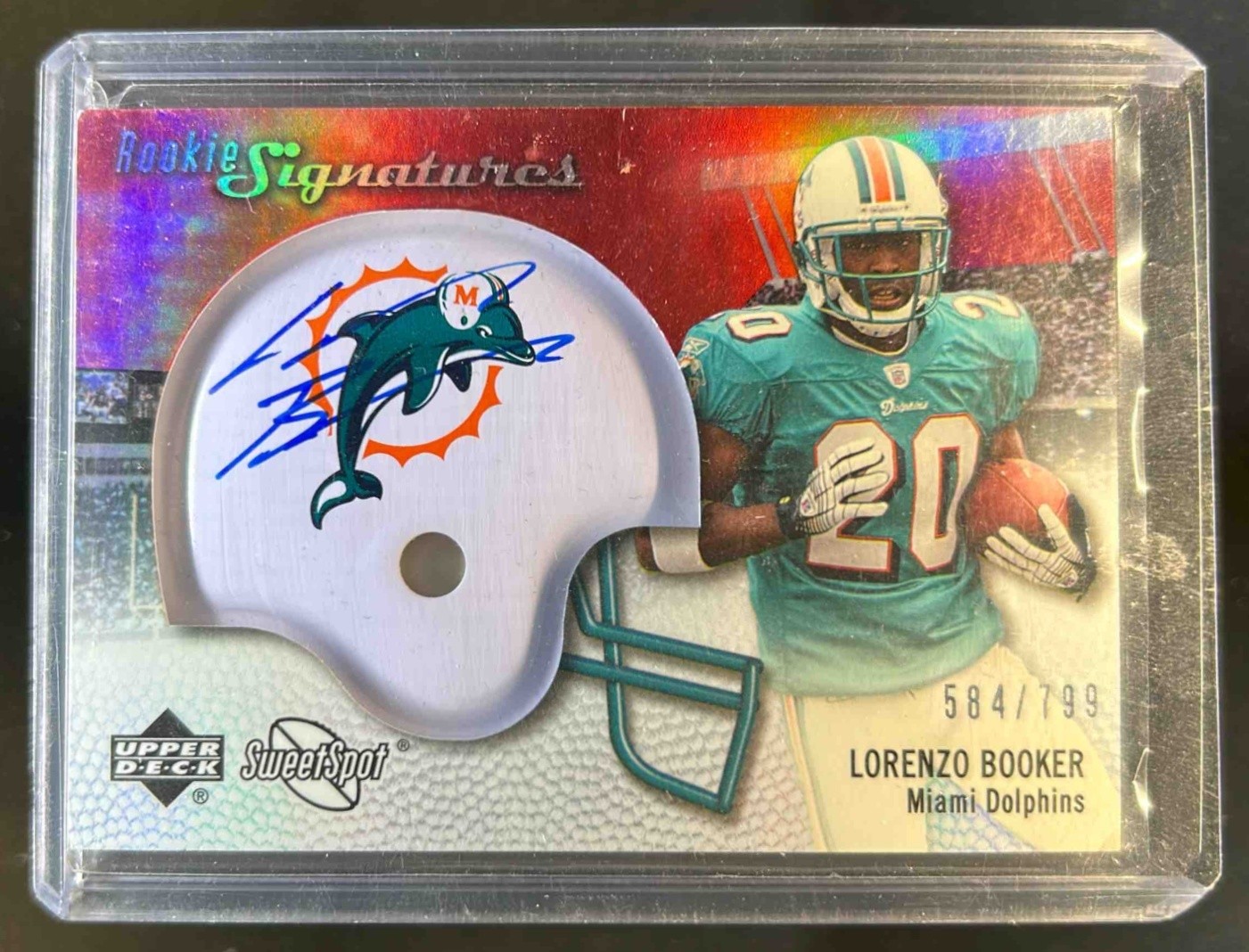 Lorenzo Booker Upper Deck Sweet Spot #115 Autograph