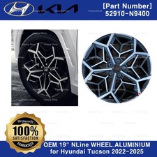 RUOTA ALLUMINIO NLine 19" originale OEM 52910N9400 per Hyundai Tucson 2022-2025