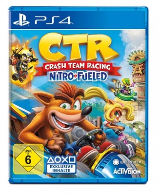 PS4 / Playstation 4 - Crash Team Racing: Nitro-Fueled DE mit OVP OVP beschädigt