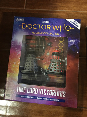 Eaglemoss Dr Who Time Lord Victorious ''Dalek Scientist & Time Commander'' sealed