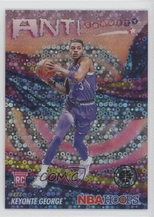 2023 NBA Hoops Premium Stock Anti-Gravity Disco Prizm Keyonte George Rookie RC