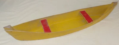 G1 - Bateau - Canot - Voilier - Grande barque en bois style NILLOP - 65 cm - Photo 1/4