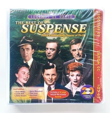 Old Time Radio Shows, 40 on 20 CDs, SEALED, “Best of Suspense” 1940s, Mysteries