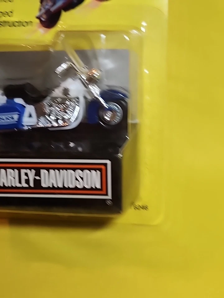 Matchbox Harley-Davidson Electraglide azul e branco💙 motocicleta policial🔥 - Imagem 3 de 4