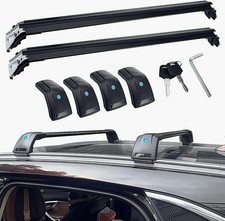 Fits For Nissan Kicks 2024 2025 Roof Cross Bar Curt Roof Rack Cross Rails Black