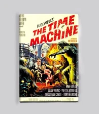 THE TIME MACHINE (1960) - 2" x 3" MOVIE POSTER MAGNET (60s sci fi hg wells retro