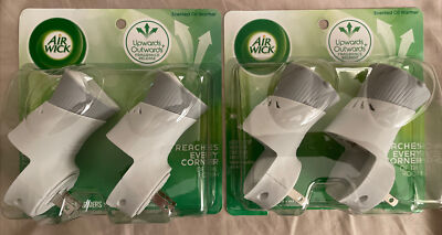 (Lot of 2) Air Wick Plug-In Scented Oil Warmer - 2 Count Each -  Air Freshener