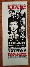 Henry Rollins Poster Black Flag Cleveland spoken word -cause I'm a Liar