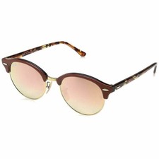 Ray-Ban Clubround Unisex Sunglasses W/Copper Flash Gradient Lens RB4246 122070