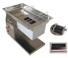 110V 5.7" Stainless Commercial Meat Slicer Meat Cutting Machine with 3mm Blade