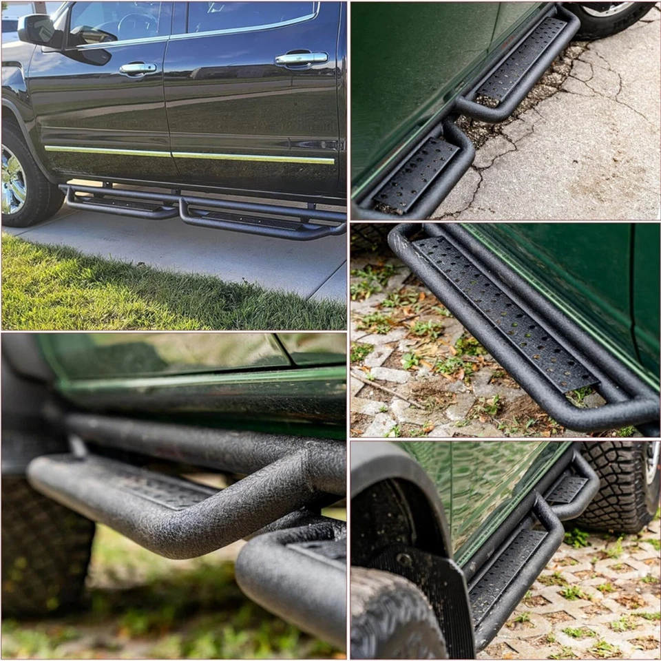 Running Boards Side Step Bar for 2007-2019 GMC Sierra 2500HD /3500 HD Crew Cab Foto 3 de 4