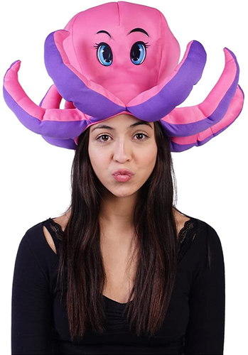 PGOND Adult Funny Squid Hat Party Crazy 