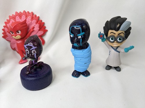 PJ Masks Luna Girl Romeo Ninja Figure Lot - Picture 2 of 8
