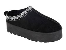 Cipriata L570 DANILLA Ladies Faux Suede Braided Cuff platform mule - POST FREE