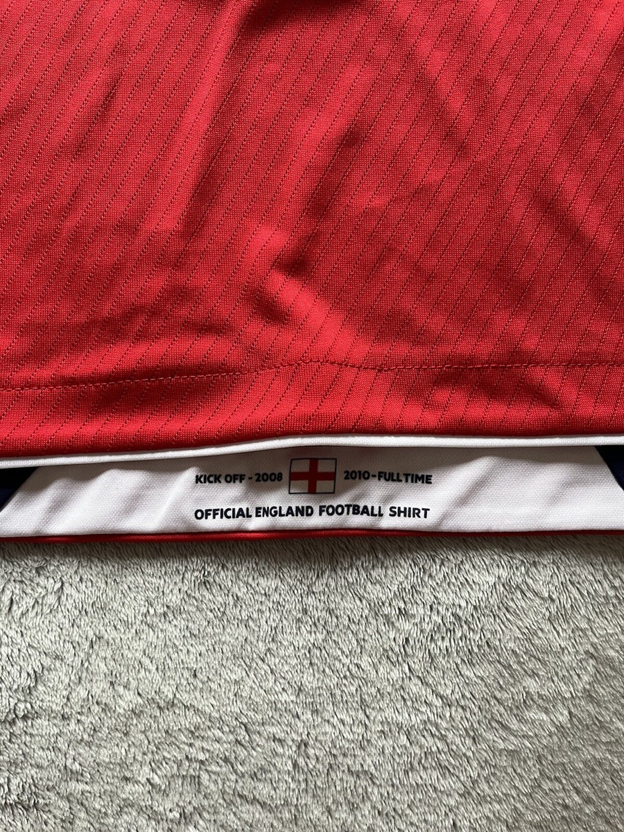 Maillot Angleterre Rooney #9 Extérieur 2006-2008 - Taille 3XL, Bon état