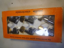 Schaller NOS Machine Heads M6 Chrome / Gold Color Combination 6 in line