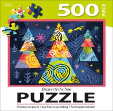 LANG PUZZLES 500 PCS - DECO-RATE THE TREE 10" x 14