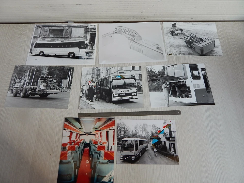 RACCOLTA 8 FOTOGRAFIE BUS PULLMAN VINTAGE SCANIA VAN HOOL MENARINI VOLVO - Immagine 3 di 4