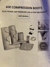 Leg Calf Foot Massager Air Compression Boots Aids Circulation NEW PART FM5936