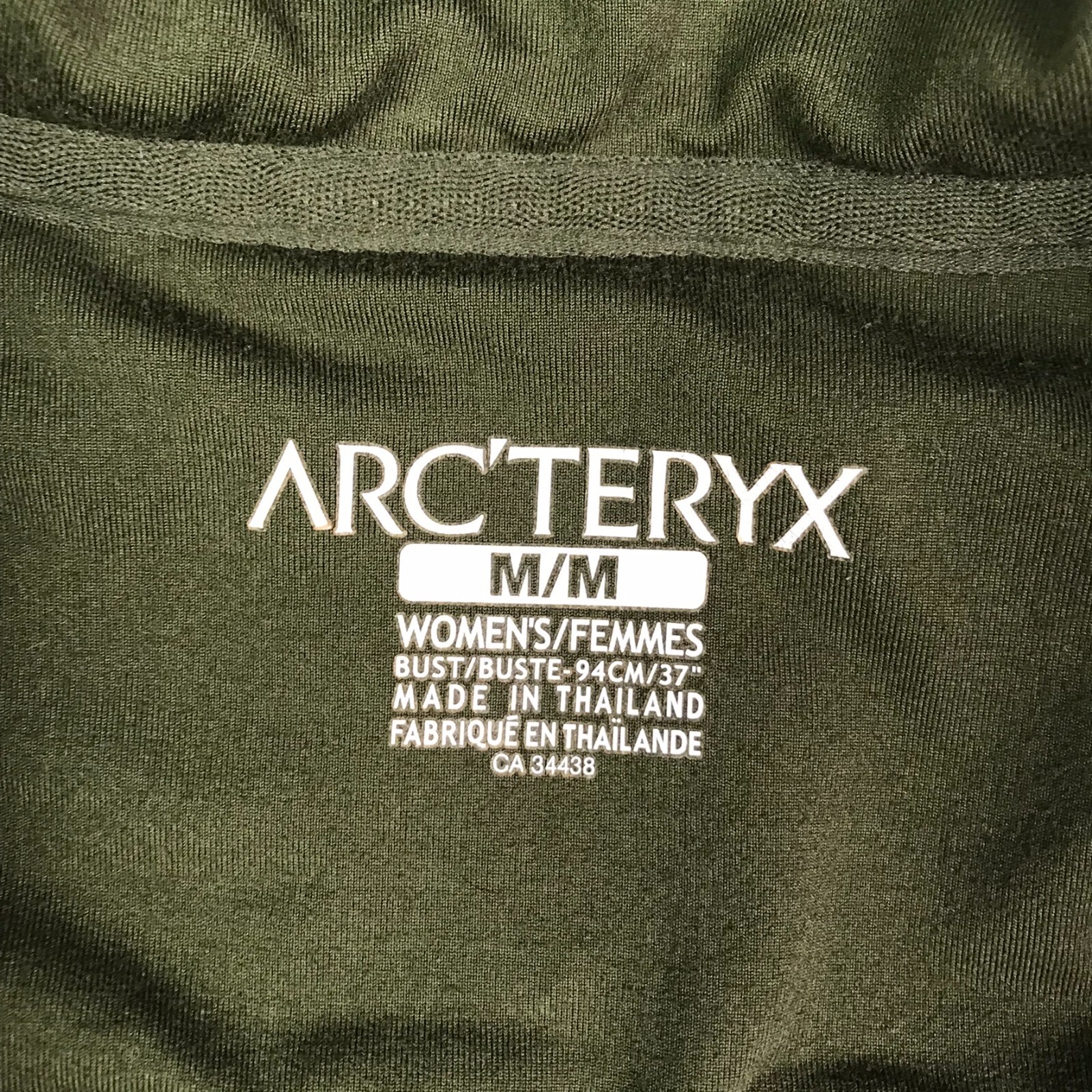 ARC'TERYX Arcteryx Calibro Cardigan Donna M Verde Pile Full Zip Maglione Giacca