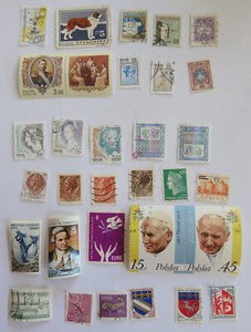 Europe 62 used stamps, mixed, 17 countries: Italy, UK, Czech, German, etc.