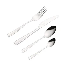 New FLORENCE Viners 16P Set Basic Graceful Stainless Steel Flatware Cutlery 2Ava