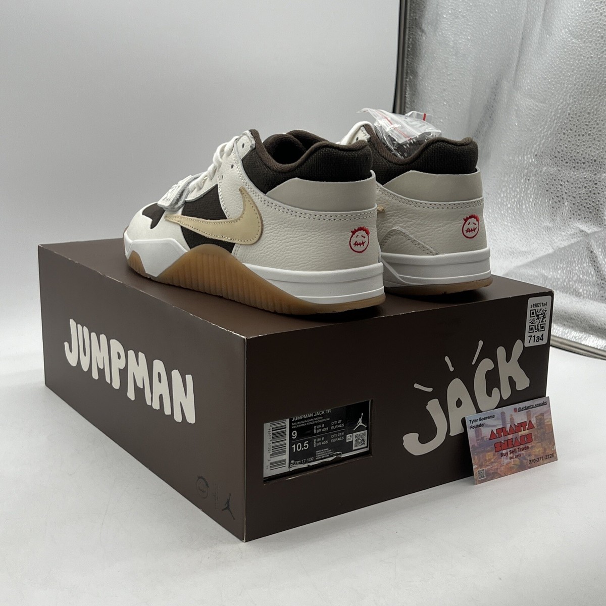 Size 9 - Jordan Jumpman Jack TR Sail Brown White Leather Size 9 - Jordan Jumpman Jack TR Sail Brown White Leather