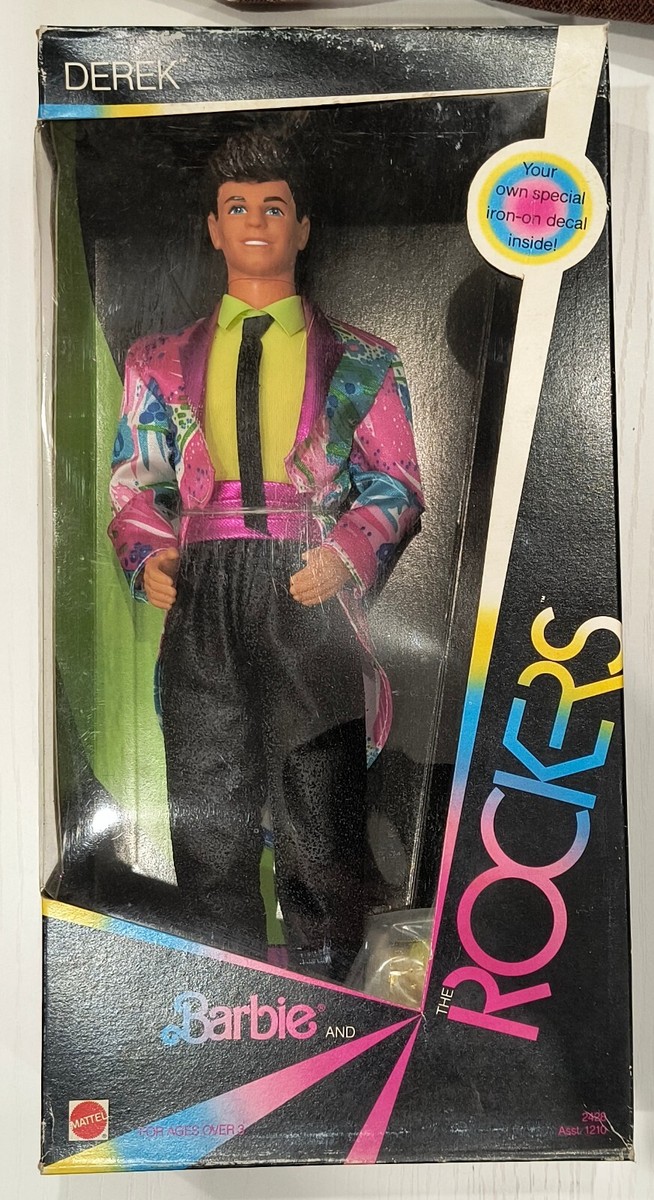 PRÉ-VENDA Boneco Barbie and The Rockers Derek 1986 - Mattel | Doll