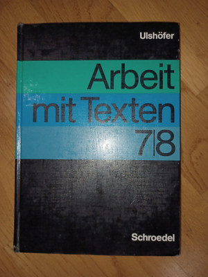 Arbeit mit Texten 7/8 Schroedel 