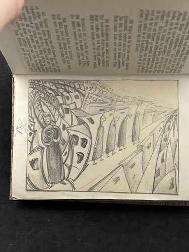 Antique OOAK Book With 6 Masterpieces Drawings Of Unknown Author Austria π¦πΉ - Picture 12 of 17