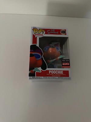 Funko Pop! The Simpsons - POOCHIE #1498 - Chicago Expo 2024 - Neuf