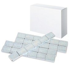 1/2oz, 0.5oz, Zinc, Adhesive Stick on Wheel Weights,Low Profile, 72oz/Box,144pcs