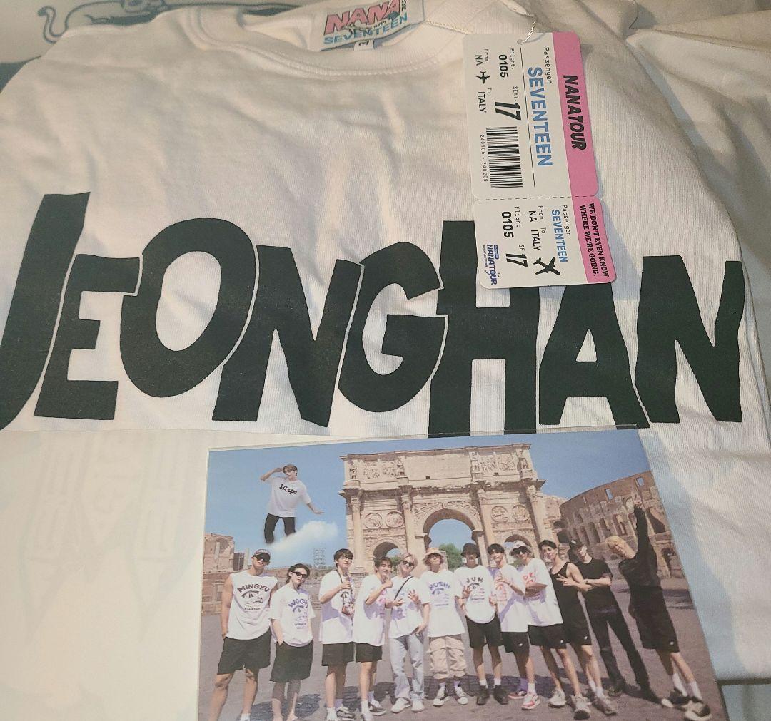 Nana Tour Jeonghan Name Ver.T-Shirt Msize | eBay Nana Tour Jeonghan Name Ver.T-Shirt Msize | eBay