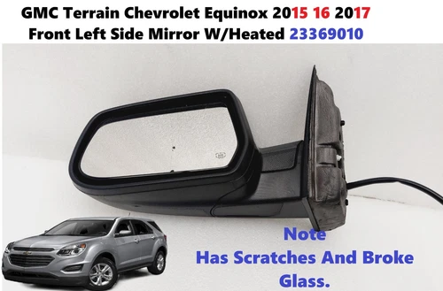GMC Terrain Chevrolet Equinox 2015-2017 Front Left Side Mirror W/Heated 23369010
