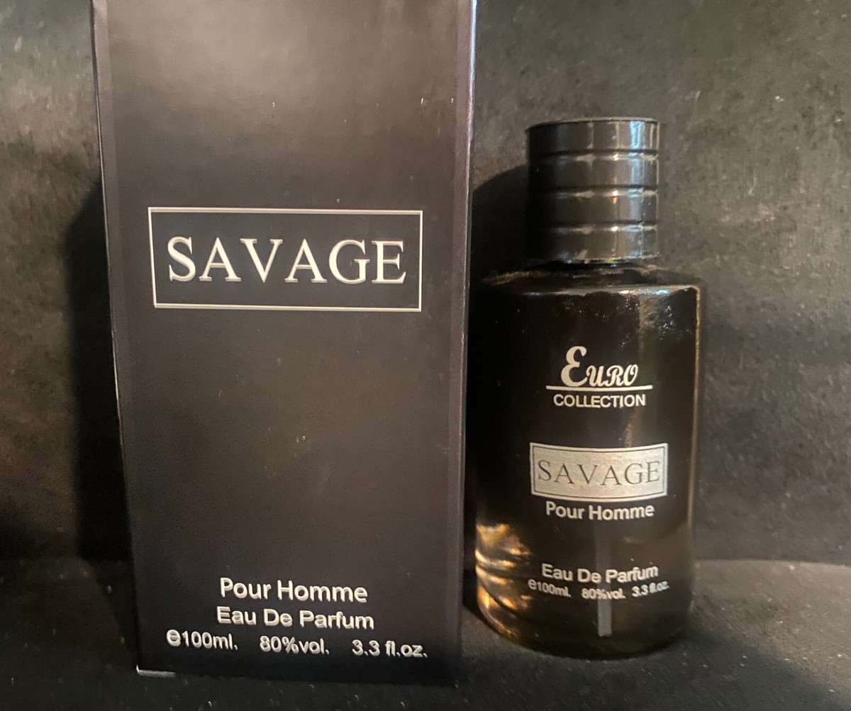 Savage Black Cologne for Men each Eau De Parfum Warm