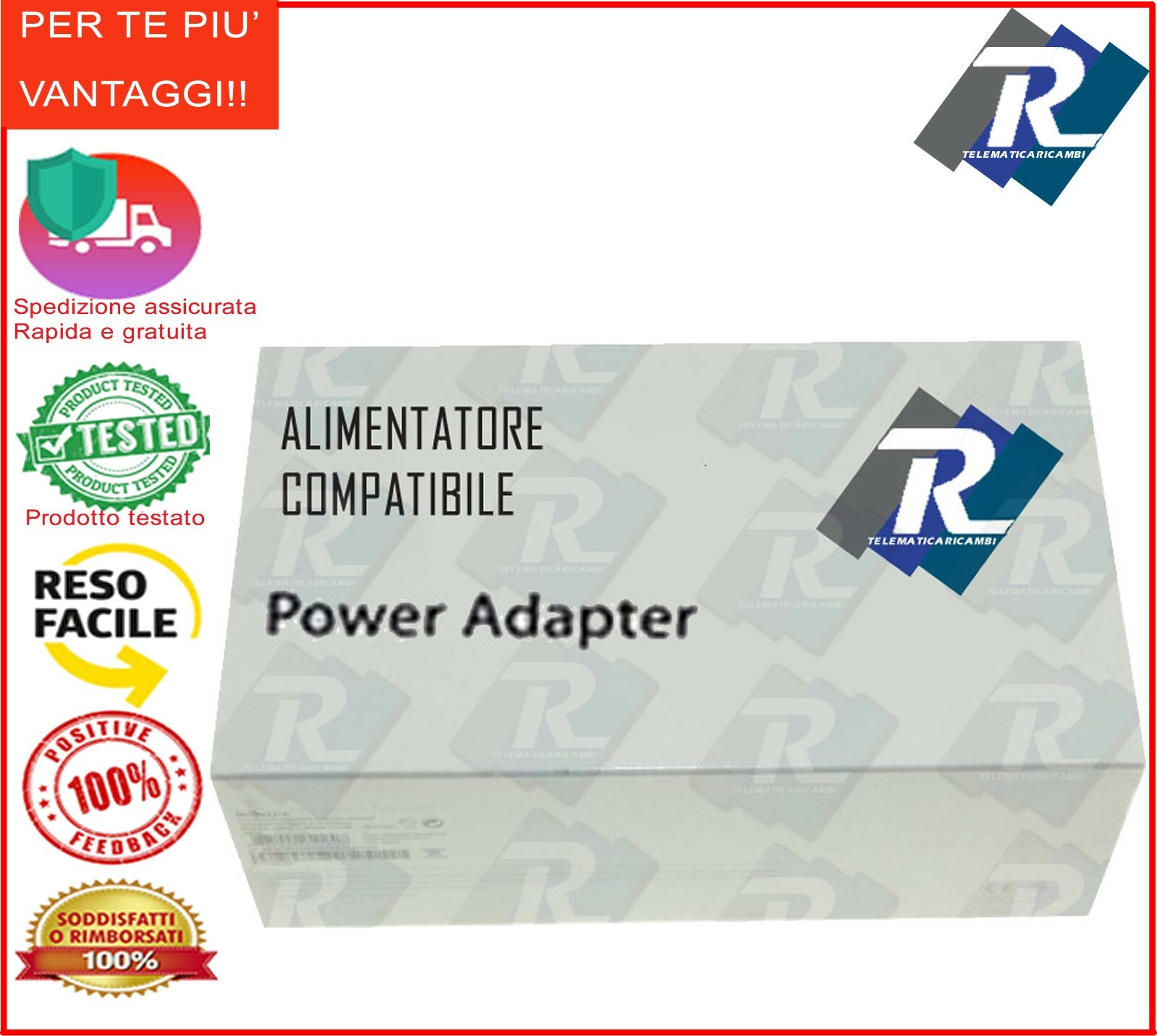 Alimentatore COMPATIBILE Apple MacBook e Pro 85W 15" 17" A1211 A1226 MagSafe 1