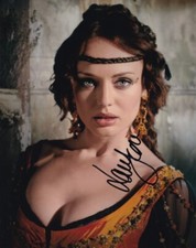 LAURA HADADDOCK signed autograph 20x25cm DA VINCIS DEMONS in person autograph COA