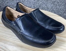 Naturalizer Leather Loafers Womens 6M Black Relaxed Style Casual Shoes Comfort