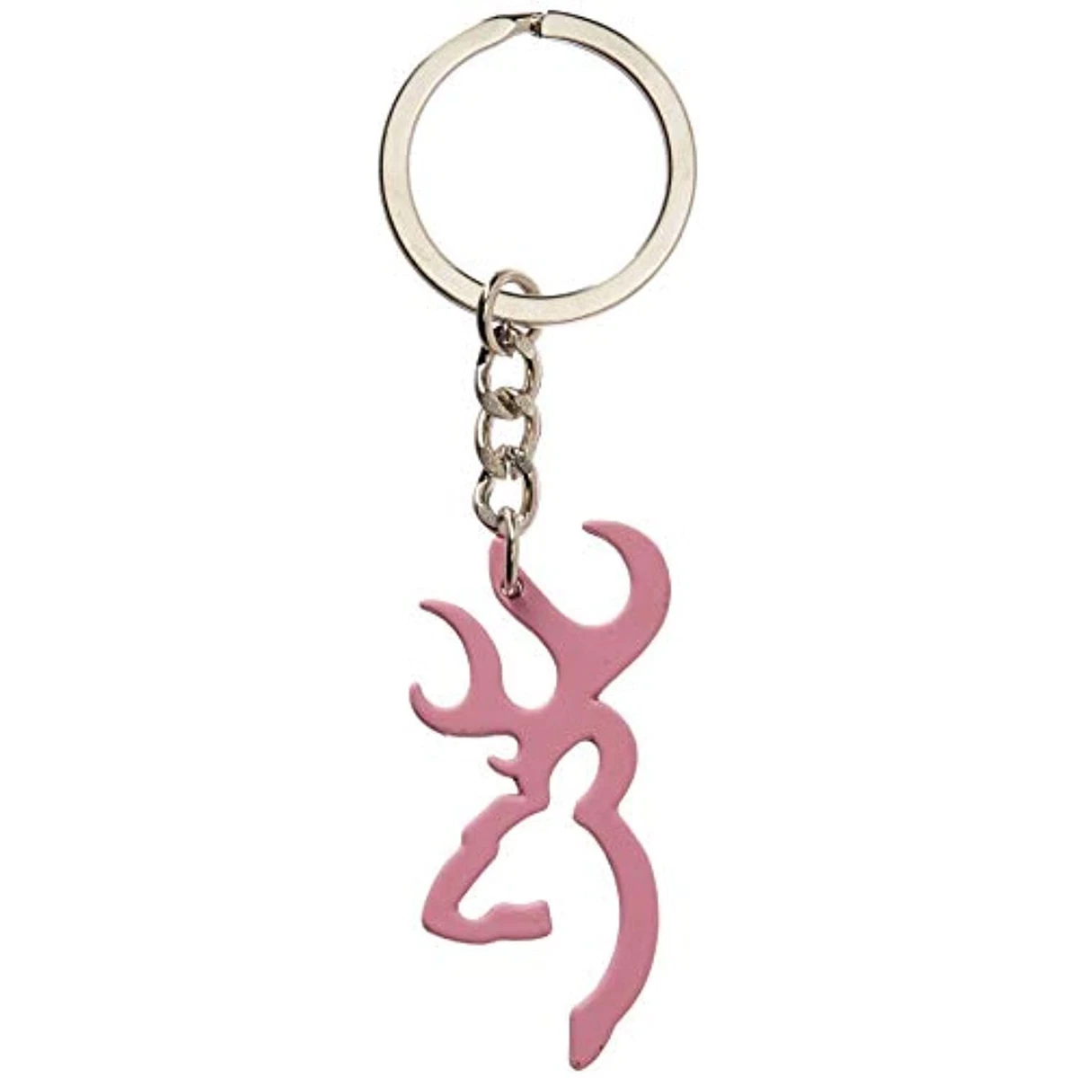 Browning Buckmark Keychain Pink 2